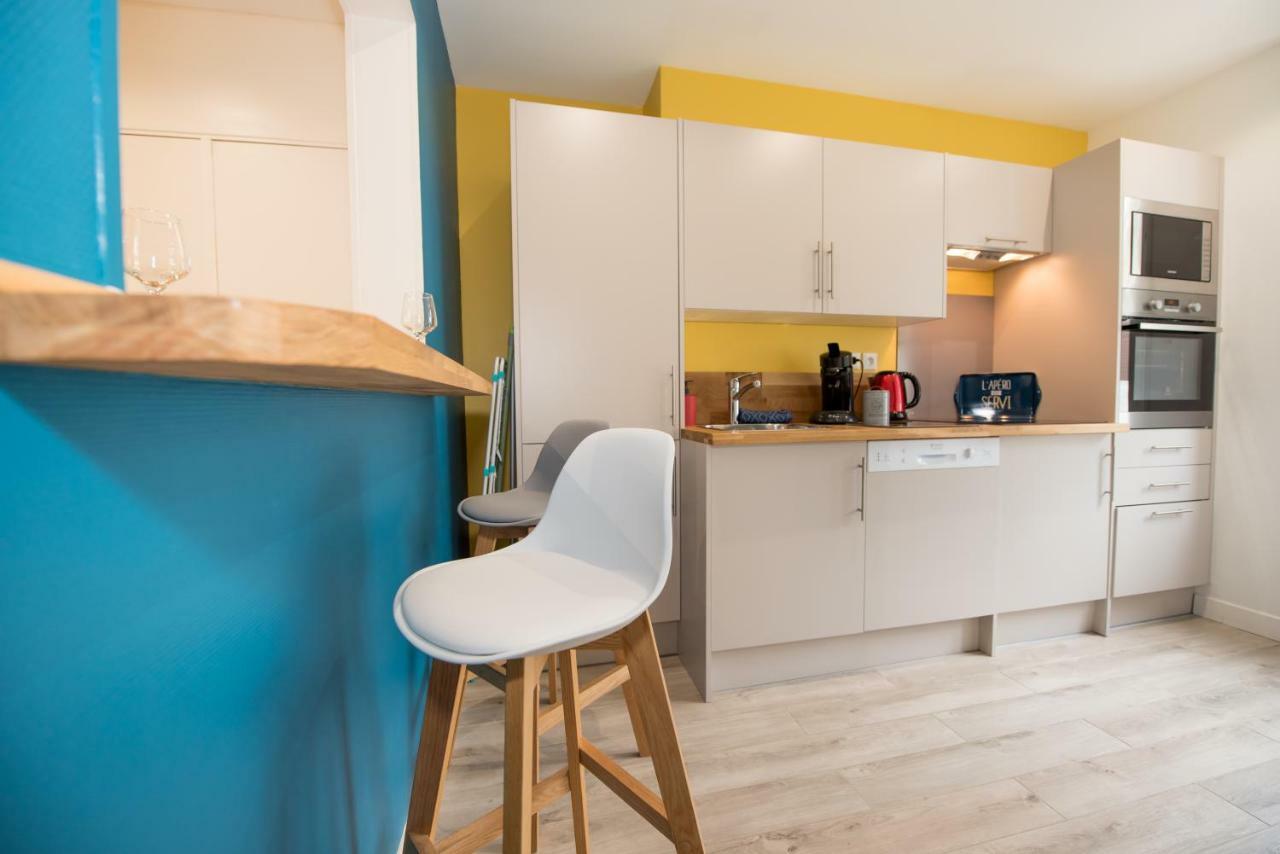Appartement Elegant & Ensoleille - Centre-Ville Le Havre Luaran gambar