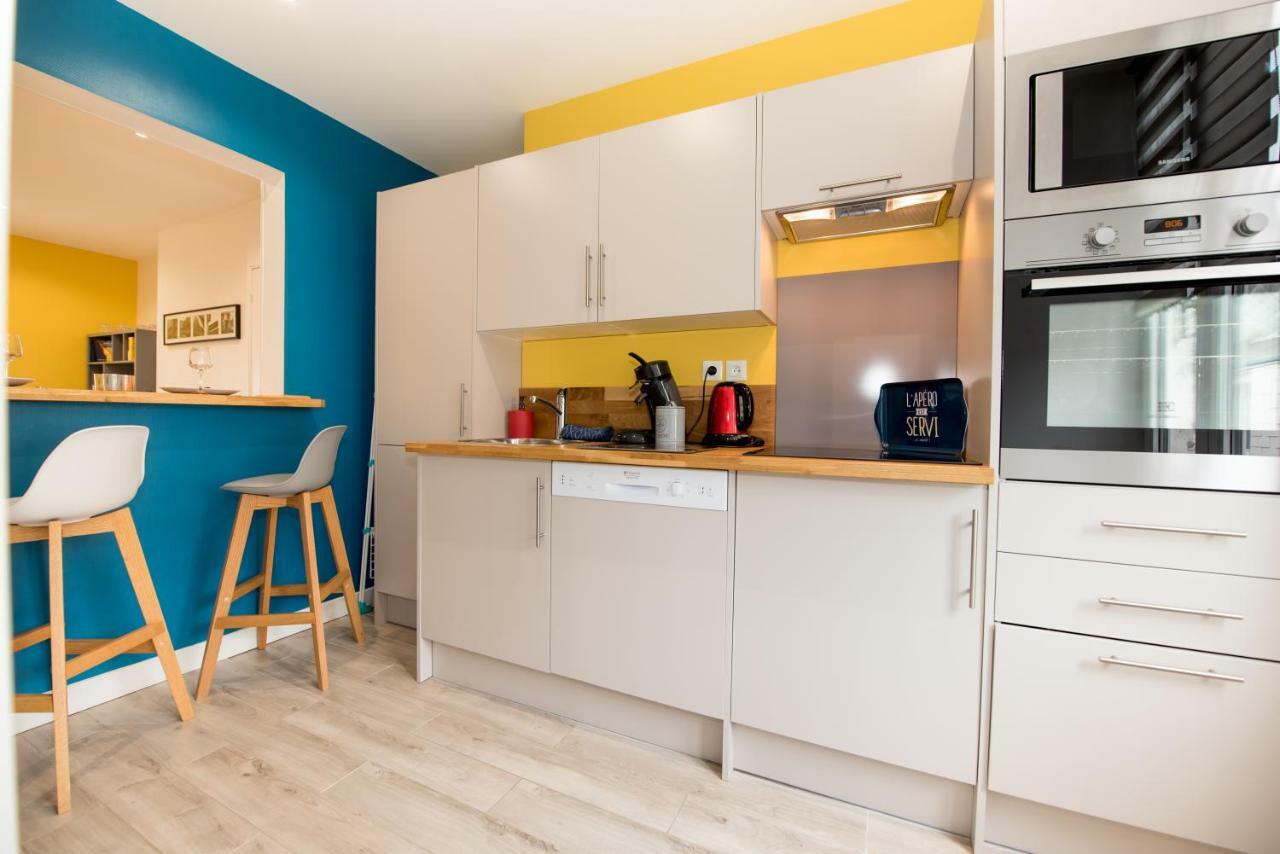 Appartement Elegant & Ensoleille - Centre-Ville Le Havre Luaran gambar